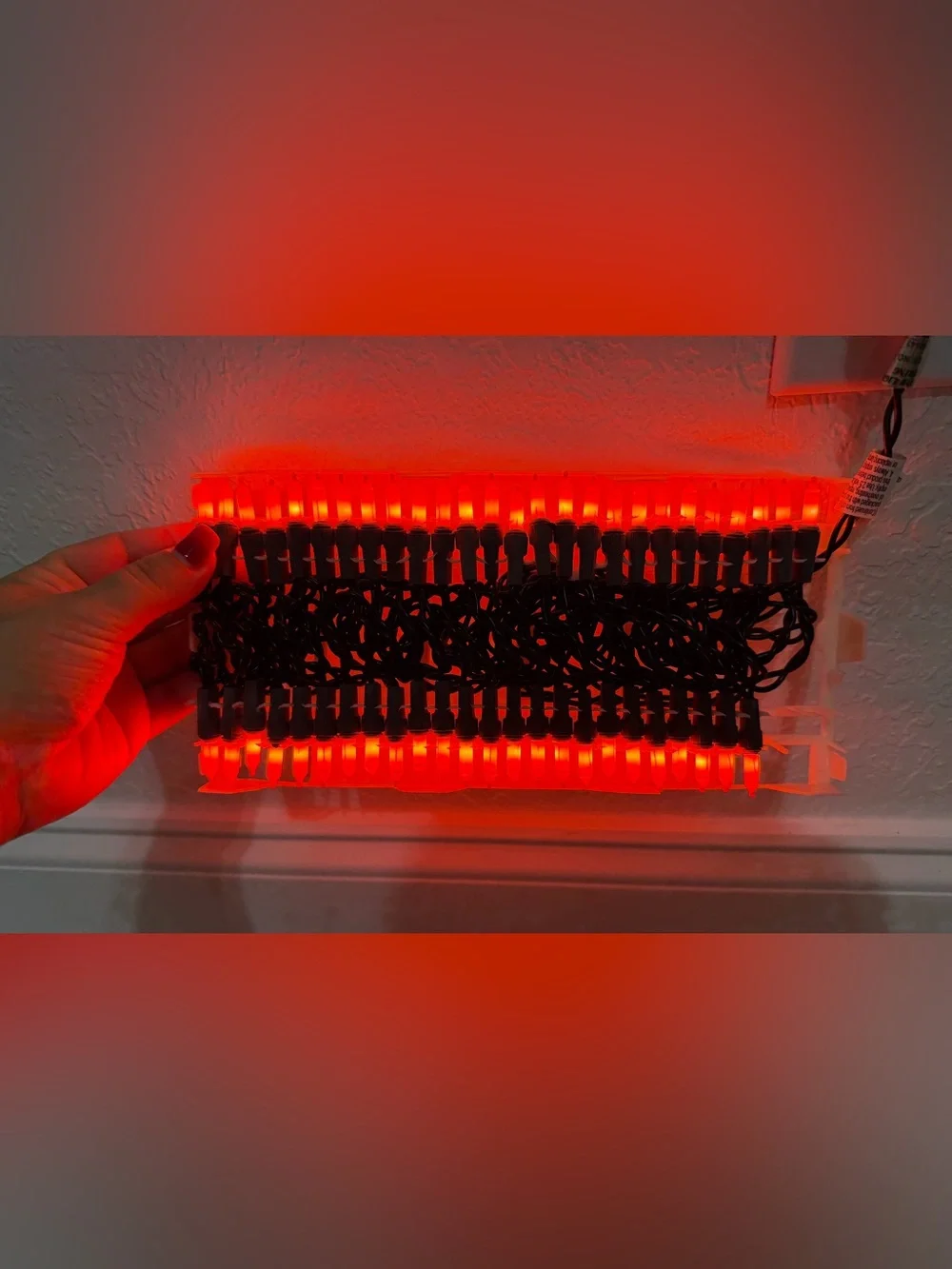 HALLOWEEN Vintage Atico MINI LIGHTS 50 Ct Orange Bulbs 17 Ft Lighted Length NEW